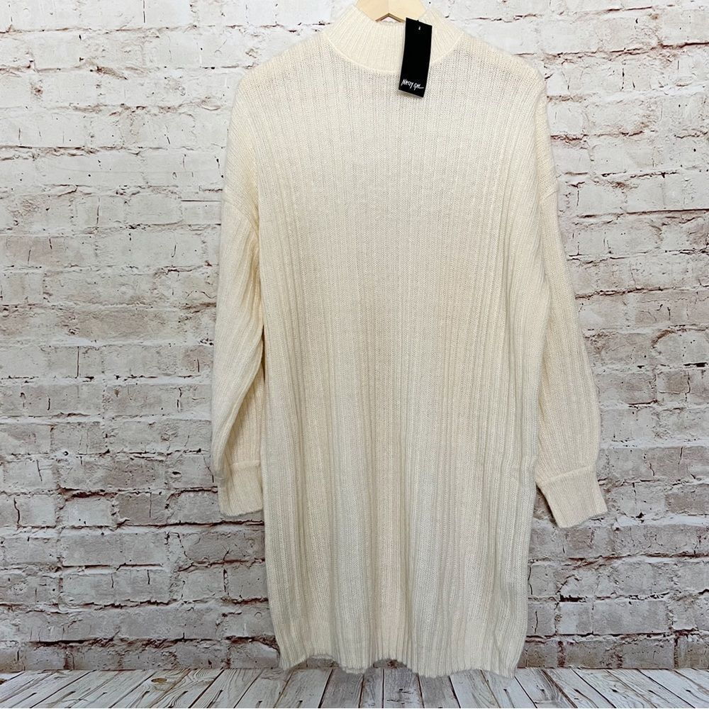 Nasty Gal cable knit sweater dress